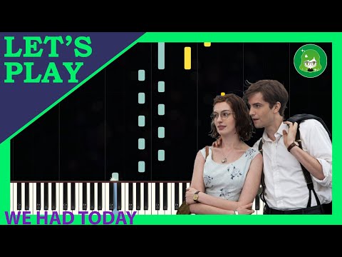 We Had Today from One Day [Piano Tutorial]