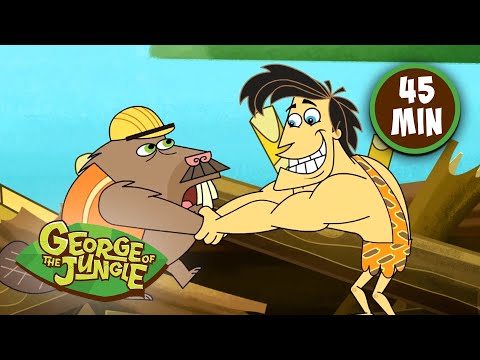 George of the Jungle | Beaver Mania | Full Episodes | Cartoons For Kids