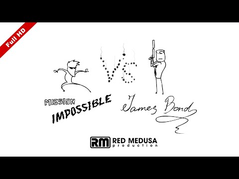 Animated Versus - James Bond VS Mission Impossible FullHD