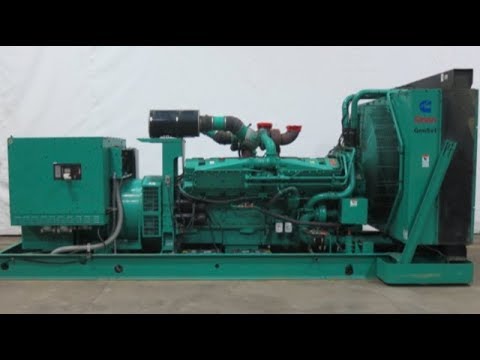 Cummins 1250 kW diesel generator, DFLC, KTA50-G3 eng, 367 Hrs, Yr 2000 - CSDG # 2217