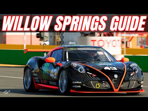 🏎️ Gran Turismo 7: Willow Springs Track Guide GR4
