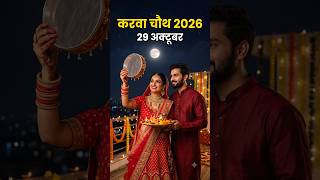 करवा चौथ 2026: 29 अक्टूबर पूजा शुभ मुहूर्त, चांद निकलने का सही समय