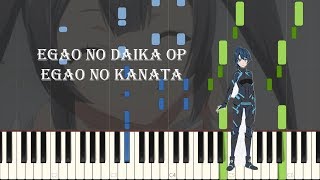 Download lagu Egao no Daika OP - Egao no Kanata [Piano Synthesia   sheet] mp3