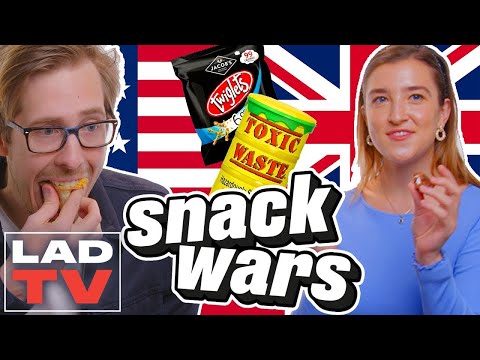 American Lad Can't Believe Brits Eat These Snacks | Snack Wars: Fight For Your Country