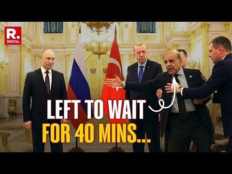 Pak PM Sharif Gatecrashes Putin-Erdogan Meet After 40 Mins Long Wait | Viral Moment Caught on Cam