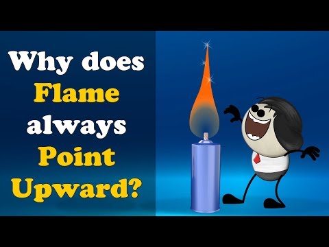 Why does a Flame always Point Upward? | #aumsum