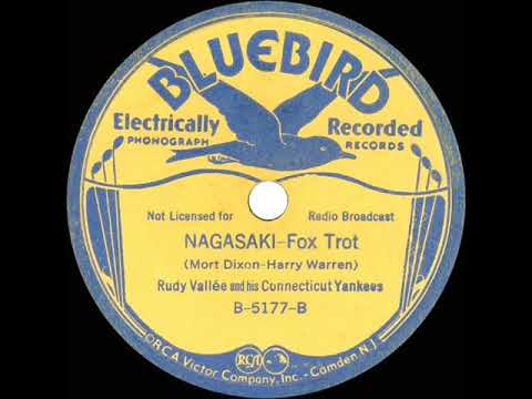 1933 Rudy Vallee - Nagasaki (instrumental)