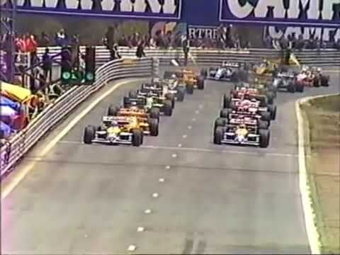 Two starts Grand-Prix Belgium: Formula 1 1987