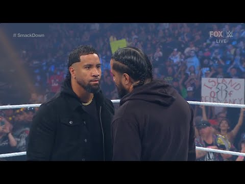 Jey Uso Confronts Jimmy Uso and Roman Reigns (1/2) - WWE SmackDown | August 11, 2023
