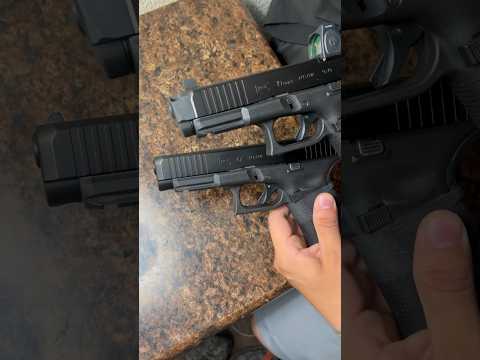 Glock 19 with Radian Ramjet vs Glock 49 #glock #glock19 #glock49