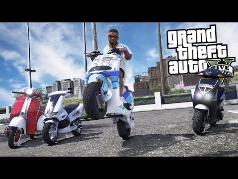 Steal Scooter ignorant With Franklin (Runner,Zip,Vespa,Nrg) - GTA 5 MOD GANGSTER LIFE (6) #12