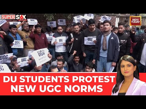 UGC Protests: Delhi University Students Protest Against New UGC Norms Over Discrimination Concerns