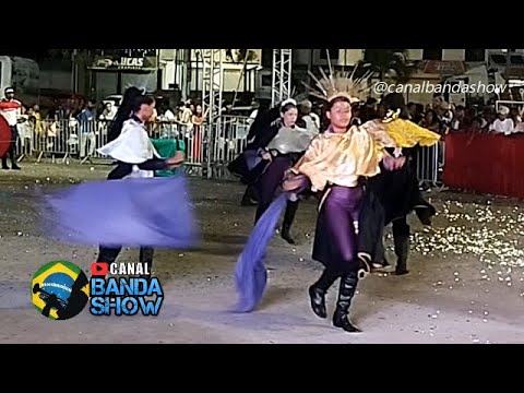 Corpo coreográfico da Banda Marcial FANESC na Final do Campeonato baiano AFAB-BA 2025