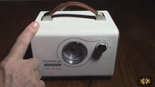 GOYOJO Oilless Vacuum Pump, Adjustable Flow 10 to 15L/Min, 0 to -30HG,  with Vacuum Gauge-NICE!