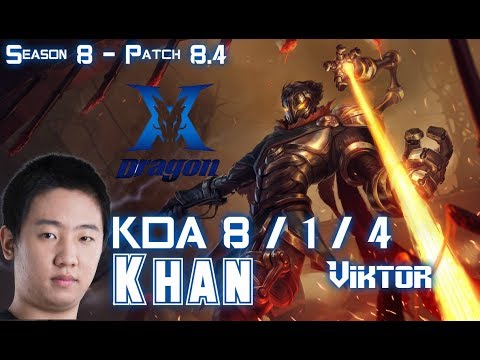 KZ Khan VIKTOR vs ZOE Mid - Patch 8.4 KR Ranked
