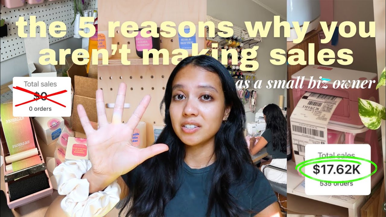 5 reasons why people aren't buying from your small business (& actionable steps to increase sales💸)