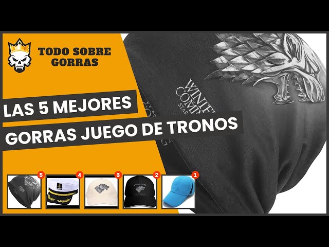 Vídeo relacionado con Capslab Winter is Coming Stark Game of Thrones Gris Negro Gorra de Camionero Ajustable