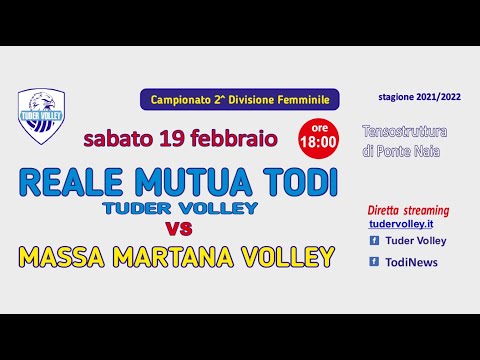 Seconda Divisione Femminile girone C -  REALE MUTUA TODI TUDER VOLLEY vs MASSA MARTANA VOLLEY