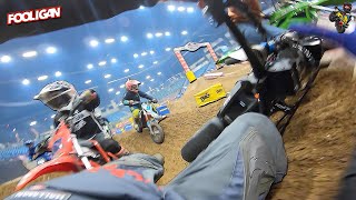 Crashed my Sur-Ron in the Whoops | 20+ Racers on Tiny Track