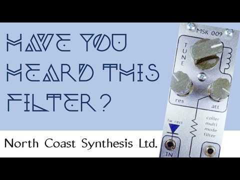 Most Innovative Filter, the Coiler: MSK 009 by North Coast Synthesis - Eurorack Demo