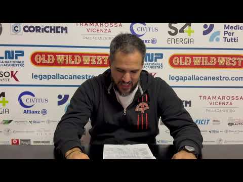 L’intervista del Coach - 17/12/2025 S4 Energia Vicenza - Fiorenzuola Bees 89-76