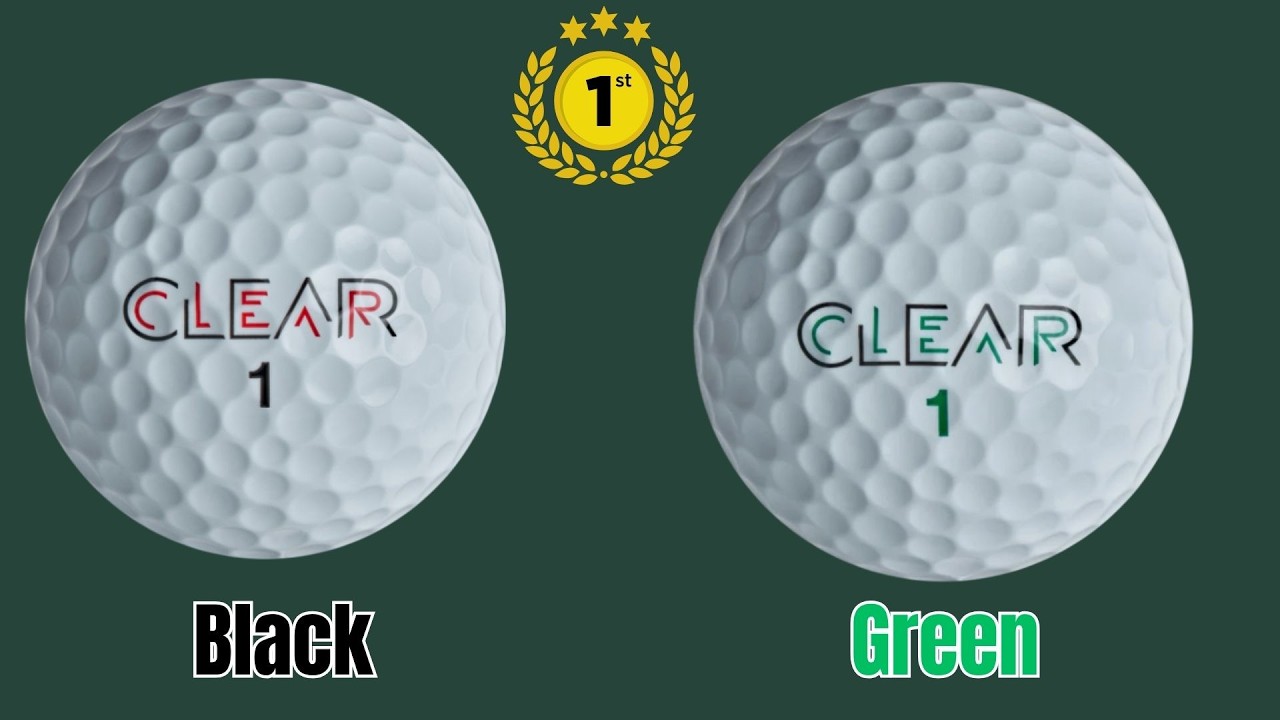 Clear Golf Tour Black and Tour Green Golf Ball Review | The Best Ball You Haven't Heard of