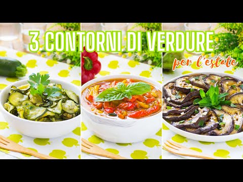 3 Contorni di Verdure per l'Estate 💙 Peperoni 💙 Zucchine 💙 Melanzane - Ricette Facili - 55Winston55