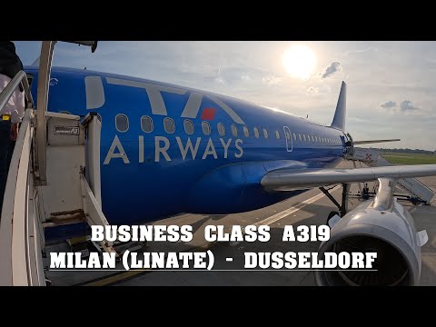 ITA Airways Business Class A319 Milan (Linate) - Dusseldorf