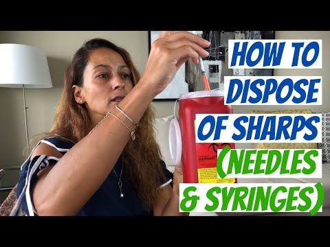 How to Dispose of Sharps Container