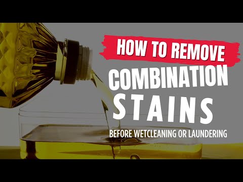 How to Remove Combination Stains Before Drycleaning | On the Spot™