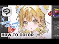 How I Color Draw Clip Studio Paint Tutorial