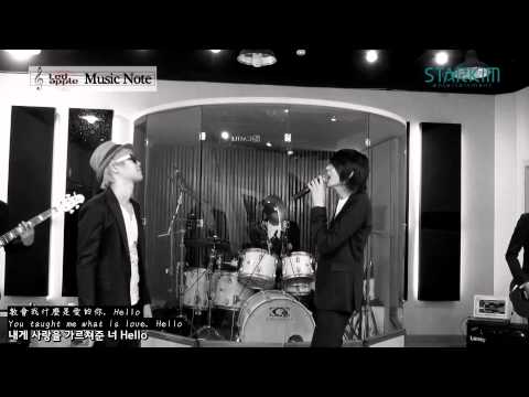 2013-01-29 Led apple Music Note #04/50►BIGBANG - Love song [繁中+Eng+한글]