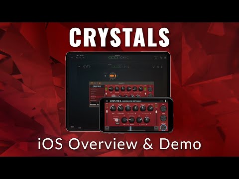 Crystals Harmonizer Pitch, Delay & Reverb Plugin for iOS AUv3 (Demo)