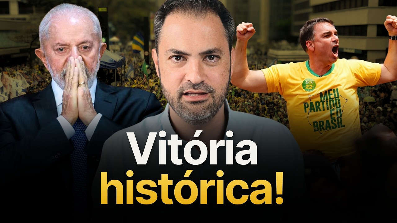 Euforia toma conta após vitória de Flávio Bolsonaro no primeiro turno