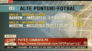 UPZ: Biletul zilei si 8 ponturi din fotbal pentru ziua de miercuri!