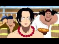 One Piece Ace Tells Whitebeard That He S Gol D Rogers Son English Dub