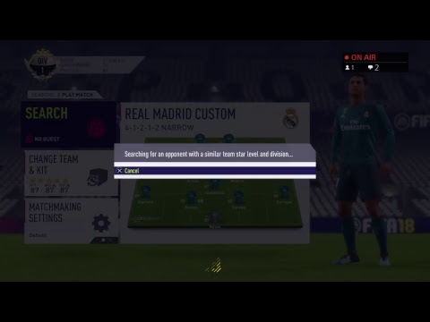 Fifa 18 online season Division 1
