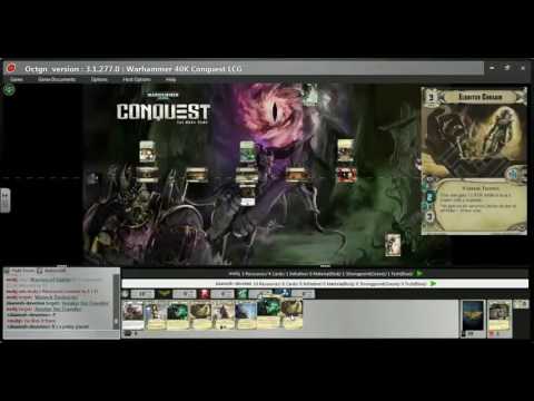 40K Conquest on OCTGN - Jain Zar vs Anrakyr