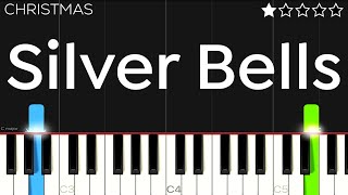Christmas - Silver Bells | EASY Piano Tutorial