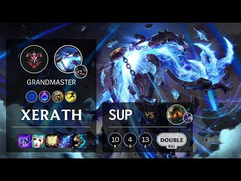 Xerath Support vs Nautilus - EUW Grandmaster Patch 10.15