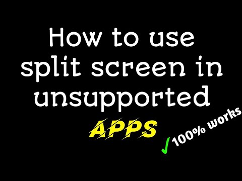 How to use split screen in unsupported apps||100% works||Tech Aryan