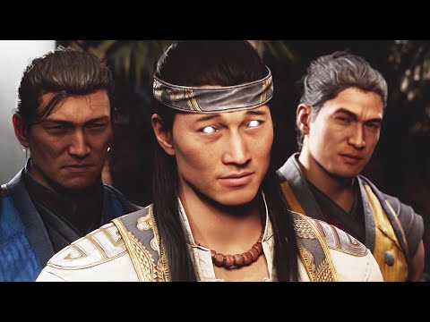 Mortal Kombat 1 — Jonny Cage meets Lord Liu Kang : God of The Fire (Full Scene)