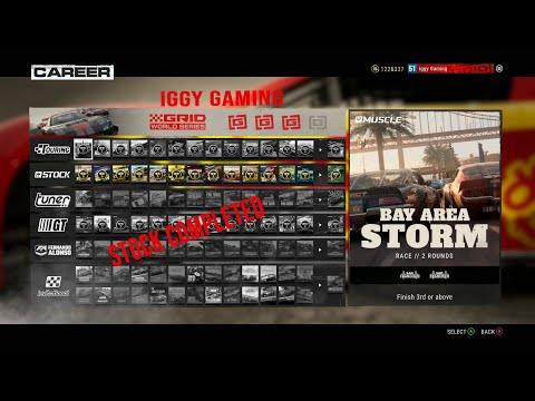 Stock COMPLETED Career COMPLETED - World series - GRID 2019