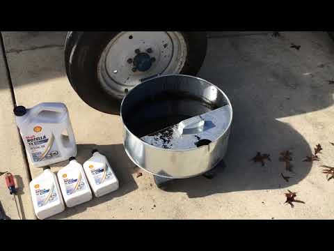Ford 1910 Maintenance (Oil Change and Air Filter)