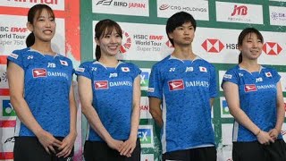 バドミントン・志田千陽、金メダリストとの『シン・シダマツ』ショット公開 海外ファンも歓喜「クレイジーな組み合わせ」