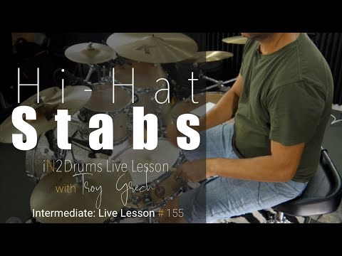 Stab your Hi-Hats - Live recorded - Drum Lesson