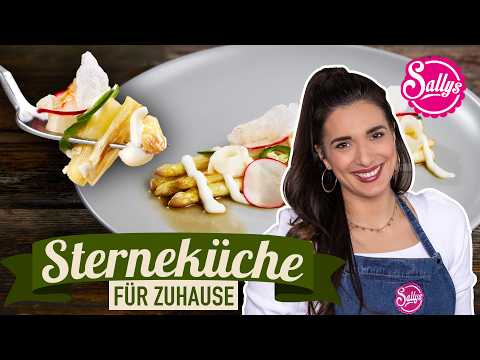 Weißer Spargel mit selbstgemachter Mayonnaise / ein Sternekoch zeigt mir! ⭐️