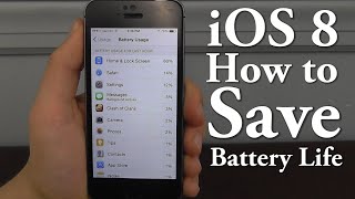 Save Battery Life in iOS 8 – Top 10 Tips & Tricks