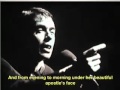 Jacques Brel Ces Gens Là English Subtitles 