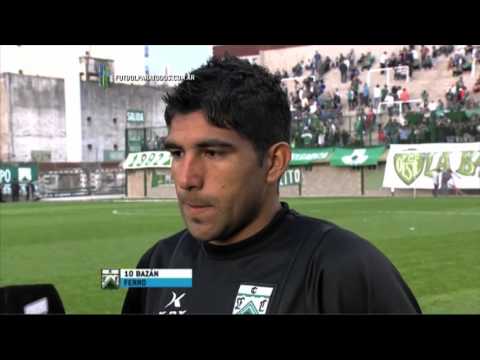 Bazán:"Hay que mantenerse". Ferro 1 Los Andes 1. Fecha 39. Primera B Nacional 2015.FPT